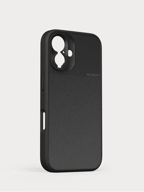 iPhone 16 Pro, Moment Phone Case - Black, free T-Series Drop-In Lens Mounts